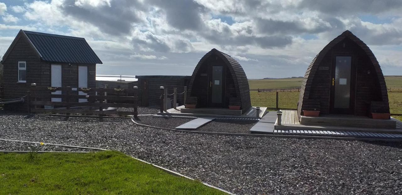 Hillside Camping Pods And Shepherd'S Hut Hotell Wick  Eksteriør bilde